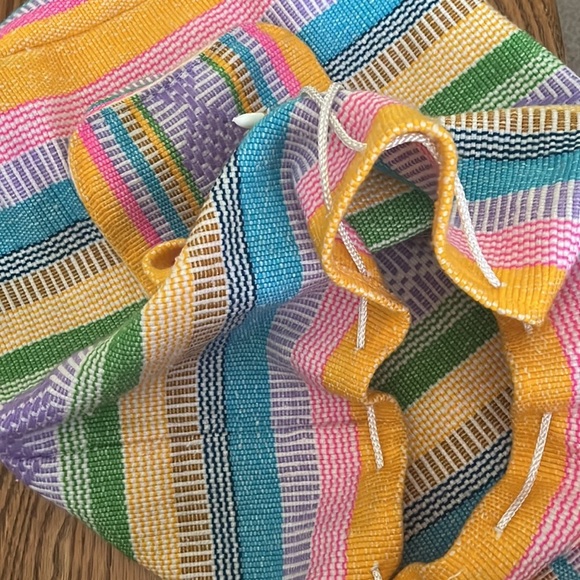 “Colorful snap sack- made in Mexico” - Picture 6 of 12